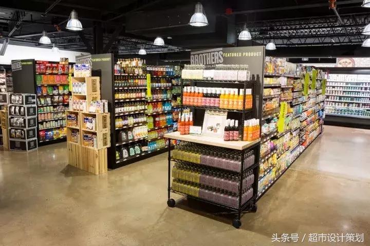 零售区设计效果图,让人惊艳的超市设计