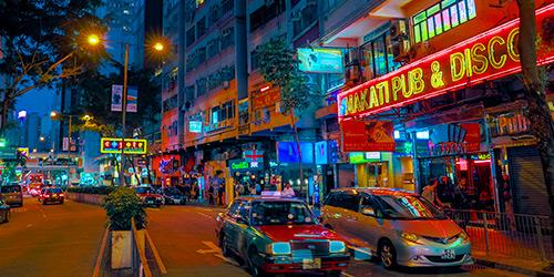 香港五大会所,香港五大街区