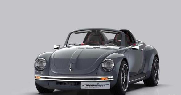 最复古的大众甲壳虫!双门双座敞篷设计,看起来酷似保时捷