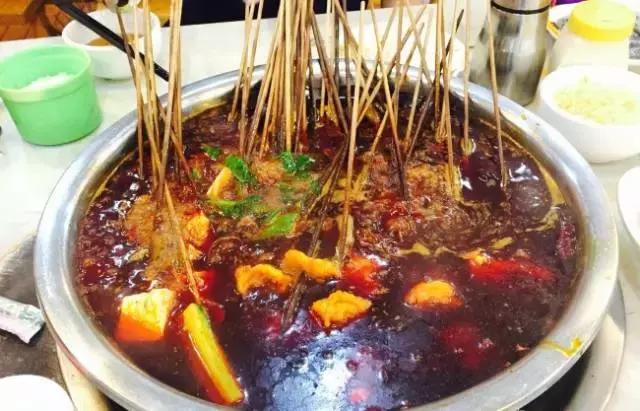 重庆北碚美食小吃一条街,重庆美食合集视频素材