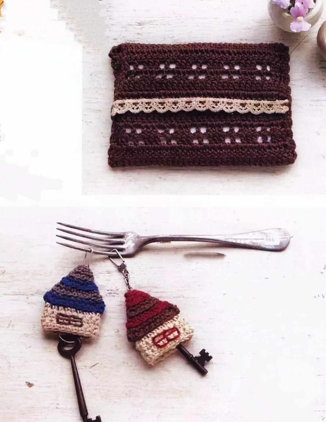 百搭时尚女士毛线包包钩针编织,钩针钩今年最时尚包包视频教程