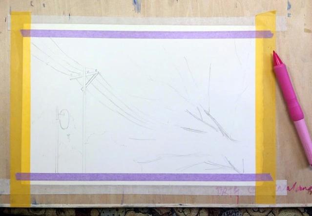 简单清新水彩画日漫,日本水彩风景画教程