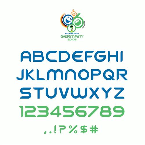 2022世界杯创意字体,女足世界杯专属字体下载