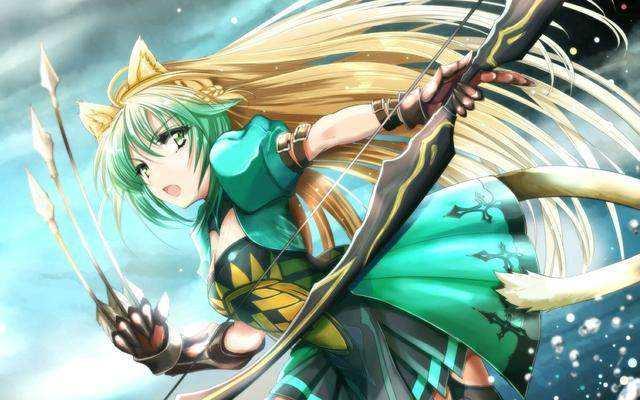 比较讨喜的二次元人设,二次元各种兽耳萌图