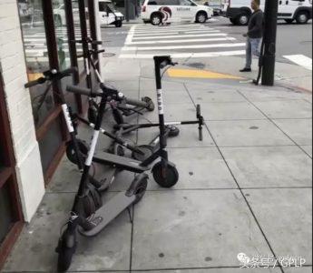 美国共享滑板,美国的共享电动滑板车