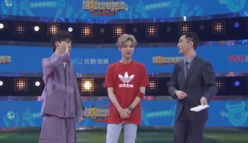 鹿晗加盟足球队,鹿晗解说世界杯姆巴佩进球