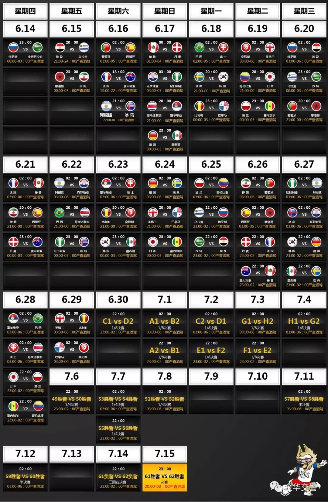 交管部门将在世界杯期间严查酒驾,世界杯酒驾处罚标准