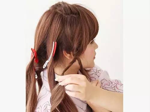 简单易懂又减龄的一款编发造型,侧编刘海编发教程简单又好看