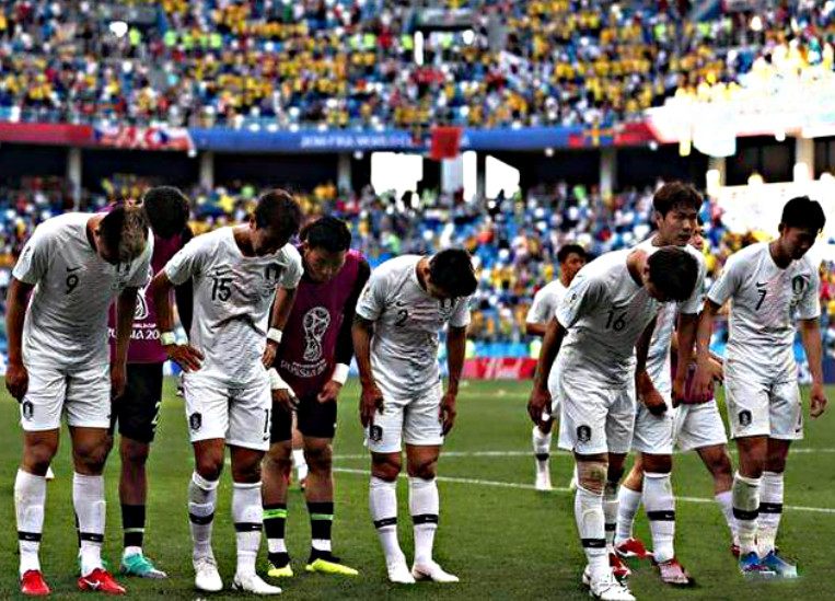 2019世界杯韩国国足,世界杯韩国输球后球迷反应