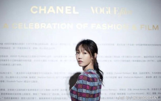 钟楚曦亮相上海电影节,钟楚曦白百何