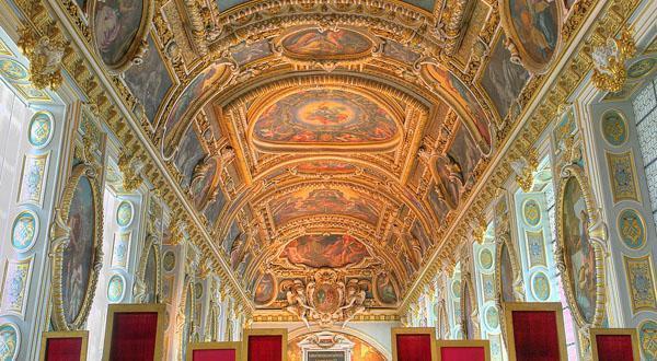 美轮美奂的枫丹白露宫,法国枫丹白露宫风景