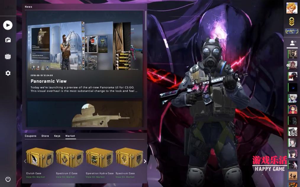 csgo可以在游戏中更换m4,csgo里面改壁纸