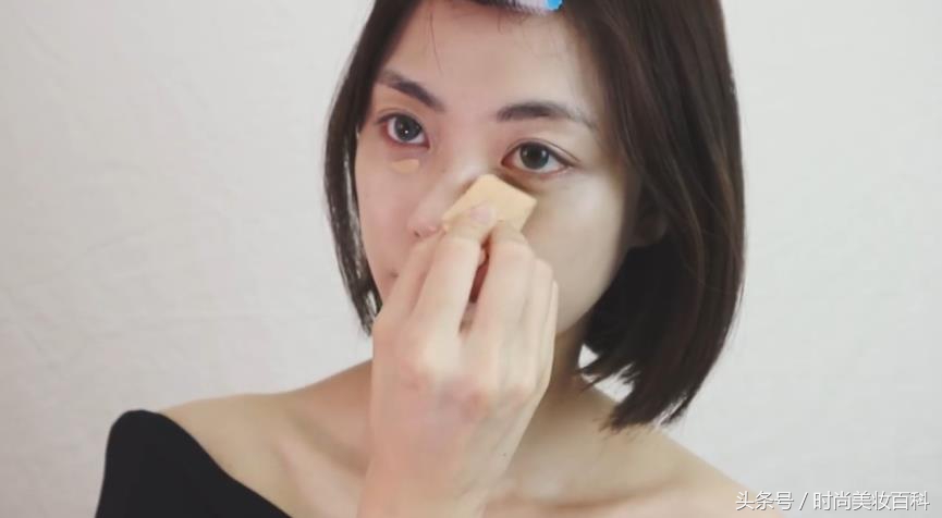 橘色系高级感妆容,白皮淡颜高级感妆容