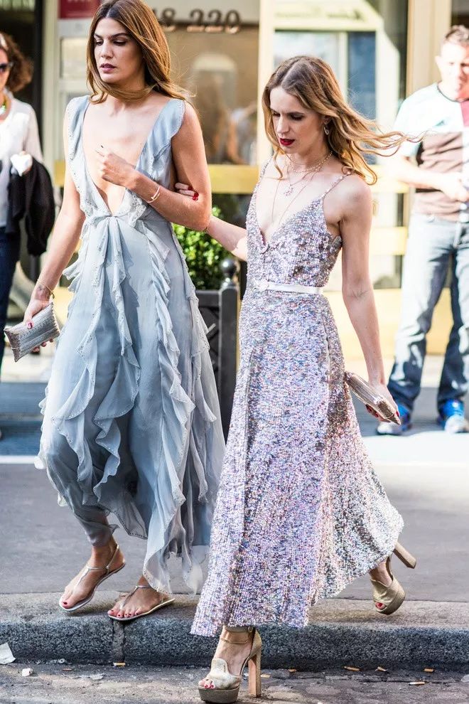 清凉吊带裙穿搭,夏季时尚高级感优雅吊带裙