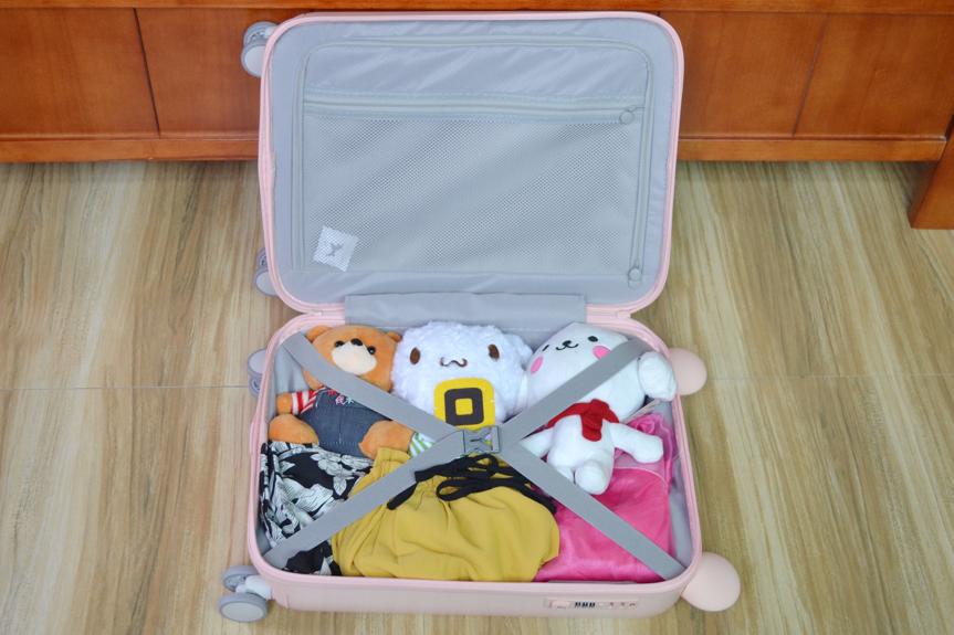 出门旅行小拉杆箱测评,女孩童趣拉杆箱