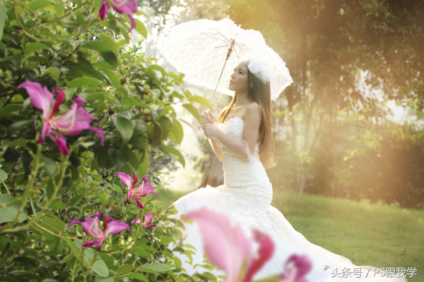 ps做花园效果图,环艺景观效果图photoshop教程