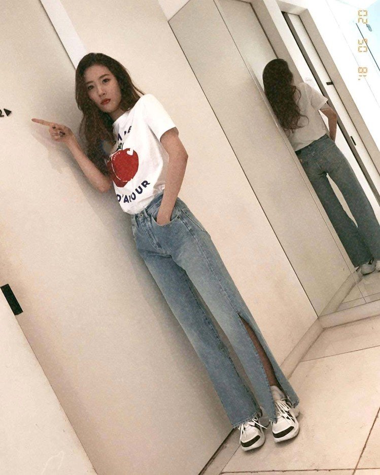 韩国长腿穿搭,韩国第一腿精穿高跟鞋