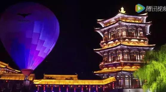 从飞机看大唐芙蓉园,探秘大唐芙蓉园