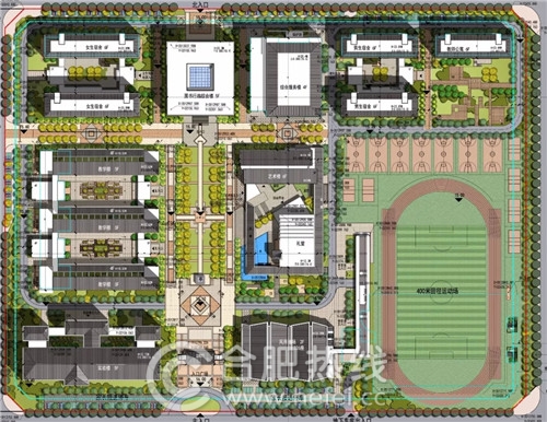新四中校园,为四中打call