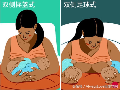 母乳喂养的正确姿势防呛奶,教你5种常用的母乳喂养姿势