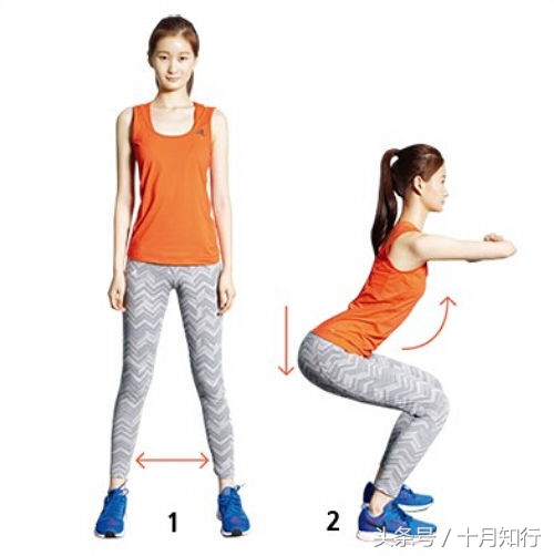 半蹲运动的正确姿势,半蹲起锻炼哪里肌肉