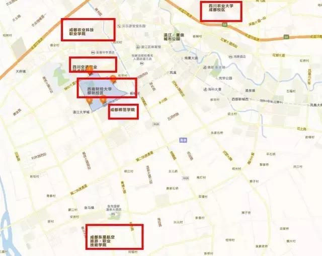 全国各地的大学城,全国大学城名单大全