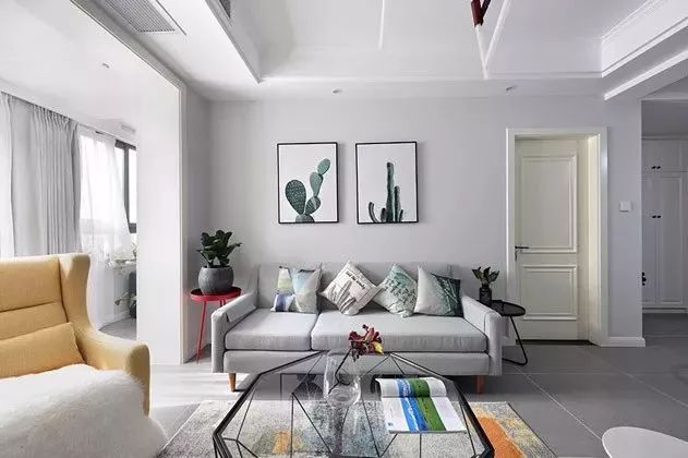 简约漂亮的沙发墙,轻奢简单沙发墙