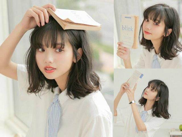 最近流行的短发发型圆脸,圆脸头发蓬松的女生适合剪的短发