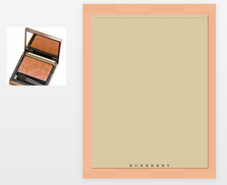 这里有一本Burberry主题的笔记本请查收~