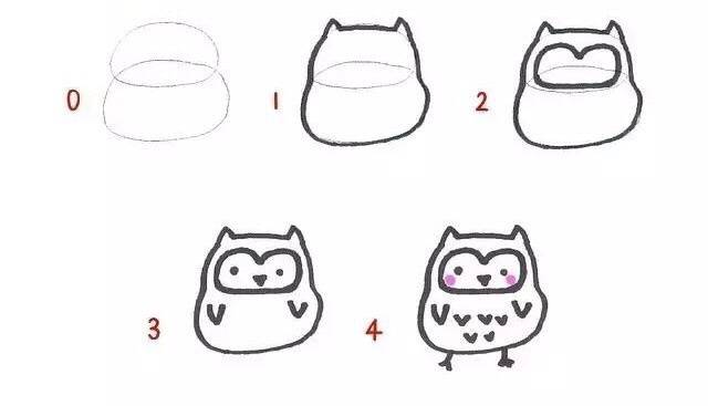 简单简笔画7-9岁,简单易学的100幅简笔画有教程