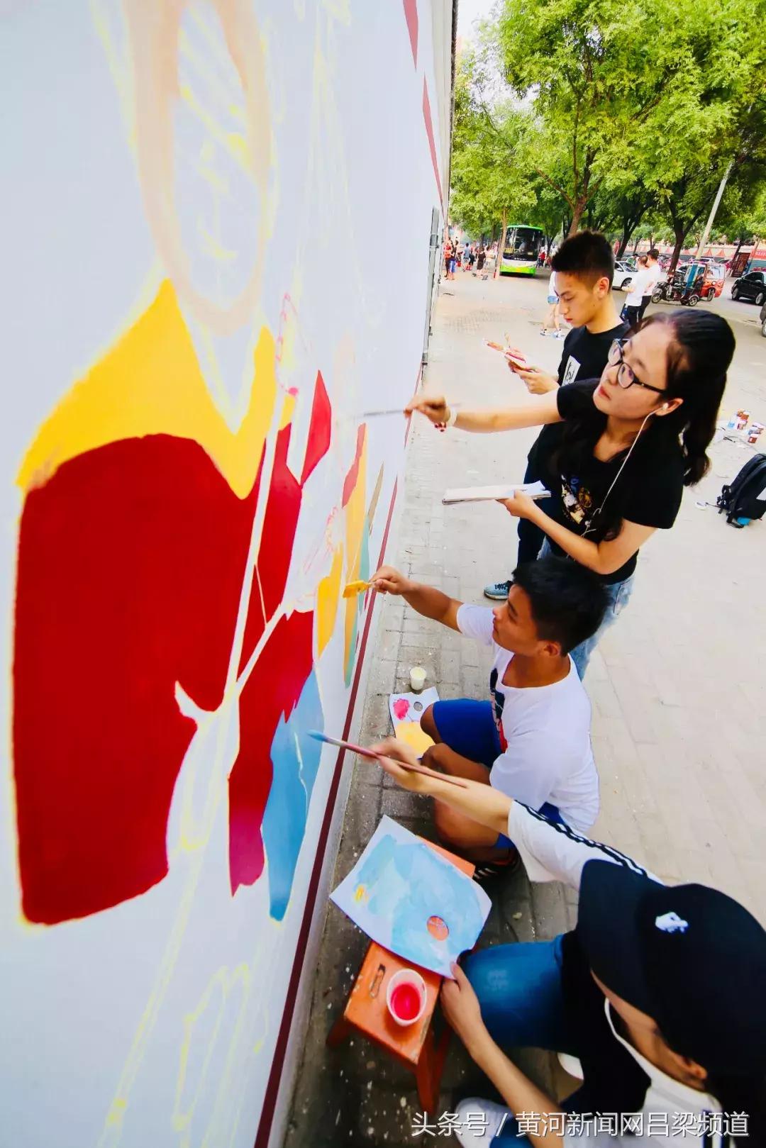 手绘墙孝义,书香气息的手绘墙