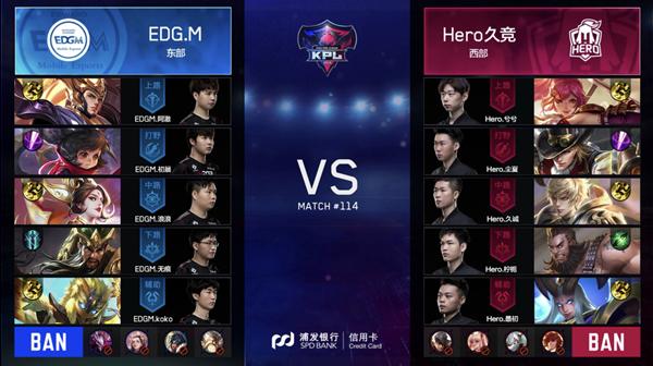 2018年kpl春季赛hero夺冠,2018kpl春季总决赛hero久竞vsedg