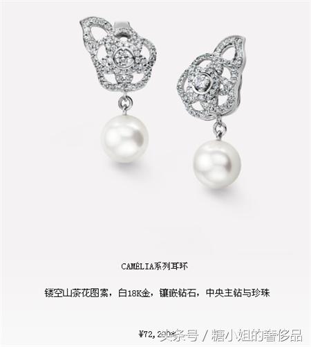 香奈儿耳环多少钱,香奈儿的耳环大概是什么价位
