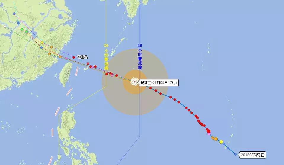 台风玛莉亚最新消息到哪了,玛利亚台风最新消息