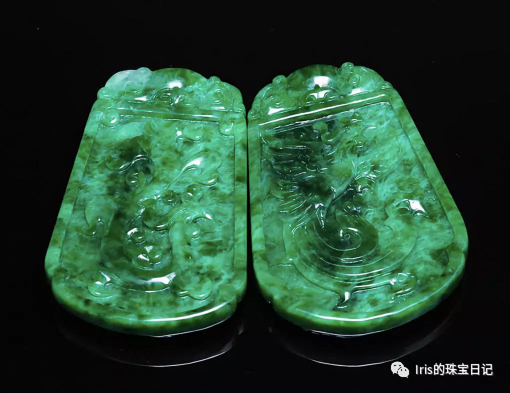 翡翠蓝水和飘花哪个好,飘花蓝水翡翠如意