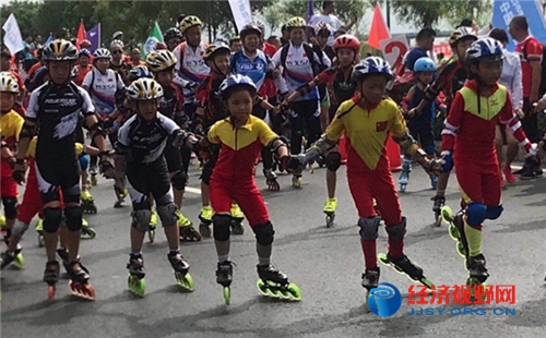 2017哈尔滨轮滑马拉松赛视频,哈尔滨轮滑马拉松启动仪式