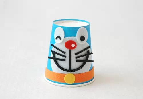 幼儿园手工饮料瓶纸箱一次性纸杯,幼儿园纸杯手工制作大全图片步骤