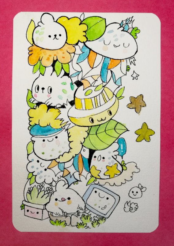 幸福原创画吧画友（7月17日）习作分享