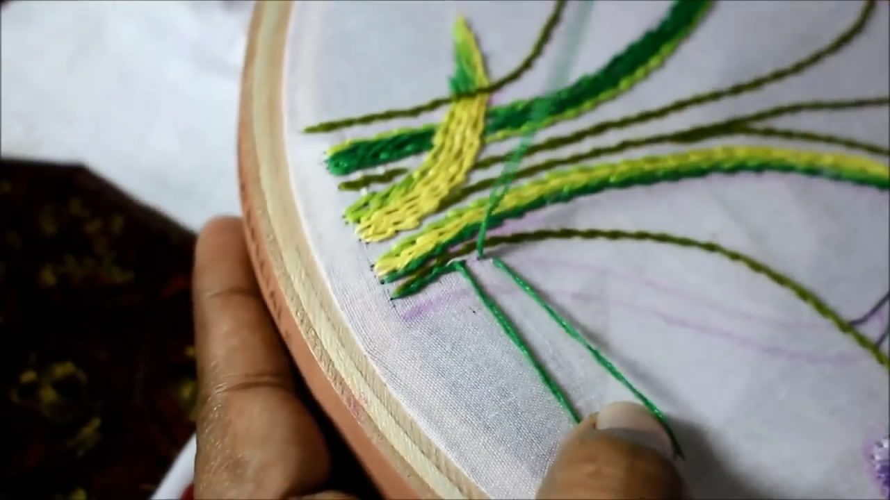 刺绣漂亮简单的花图案,刺绣花图案简单教程