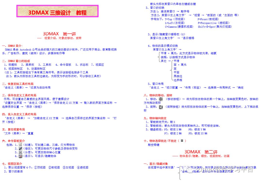 3dmax室内效果图0基础教程,3dmax材质编辑器基础教程精简