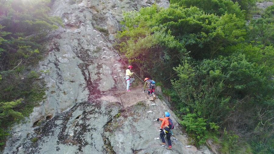松兰山飞拉达,漫步象山松兰山