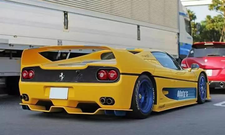 法拉利f50成交价,黄色法拉利f50