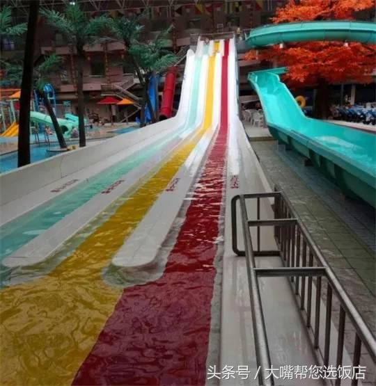 玩遍水上乐园全部设施第一视角,大连好玩的水上乐园