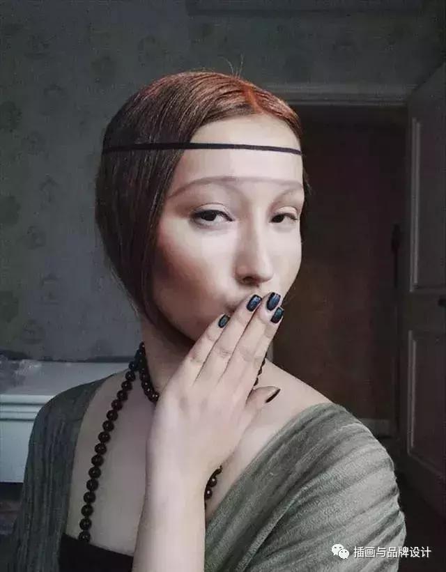 重庆妹子化妆,27岁重庆妹子仿妆蒙娜丽莎