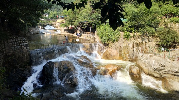 高冠瀑布风景,高冠瀑布游记