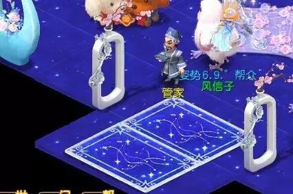 梦幻西游流星装饰,梦幻西游家具墨金曜月效果图