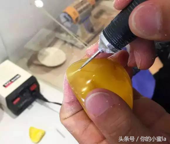 蜜蜡打孔最佳方法,蜜蜡圆珠打孔技巧