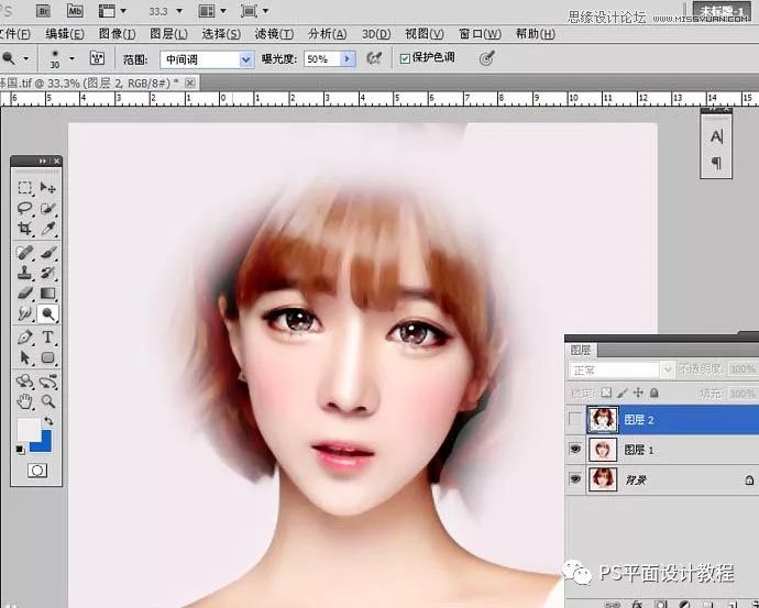 抖单很火的美女照片转手绘效果，学完就可以用