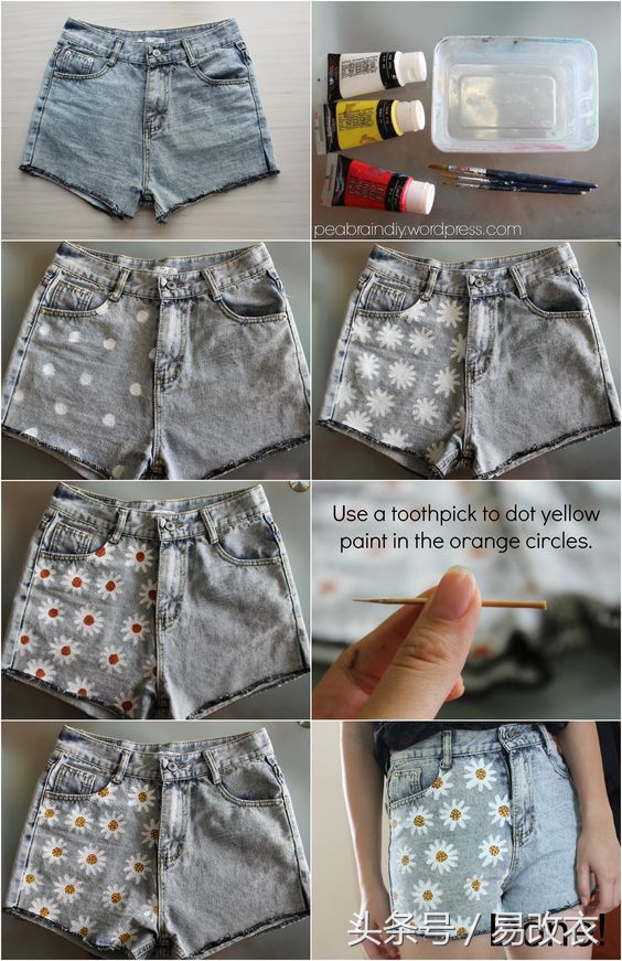 废旧的牛仔裤怎么改短裤,废弃牛仔裤如何变短裤