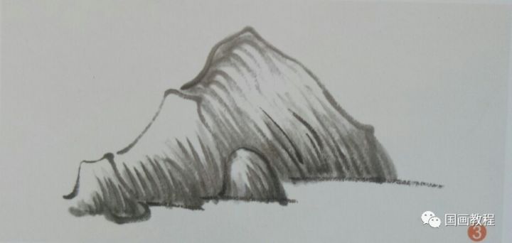 山石画技法,大师黎雄才教你如何画山石